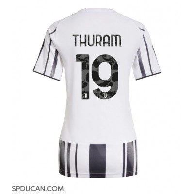 Zenski Nogometni Dres Juventus Khephren Thuram #19 Domaci 2025-26 Kratak Rukav Zenski Nogometni Dres Juventus Khephren Thuram #19 Domaci 2025-26 Kratak Rukav
